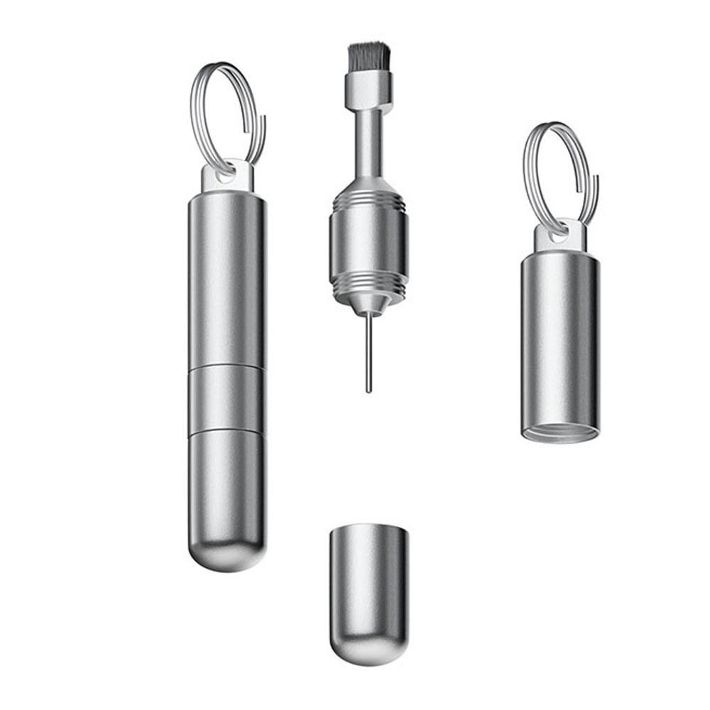 2 in 1 Keychain Ejecting Removal Needle Anti-Lost SIM Card Removal Tool Phone Key Tool