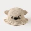 Knitted Fisherman Hat Breathable Mesh Beanies Cute Bucket Hats  Hip-Hop Role-Playing