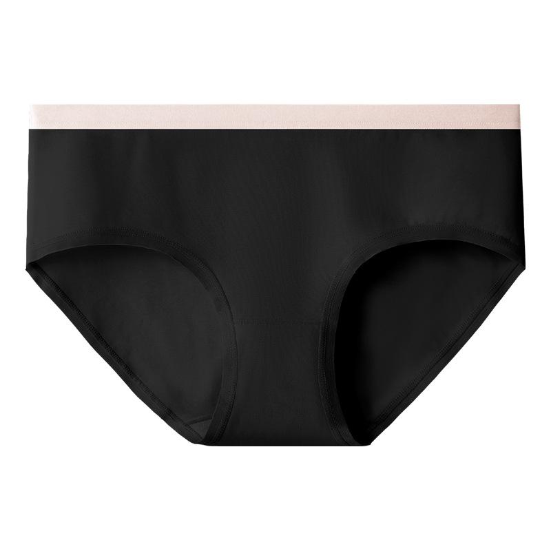 Хлопковое женское нижнее белье, антибактериальное дышащее нижнее белье, модное нижнее белье без следов, треугольные брюки со средней талией