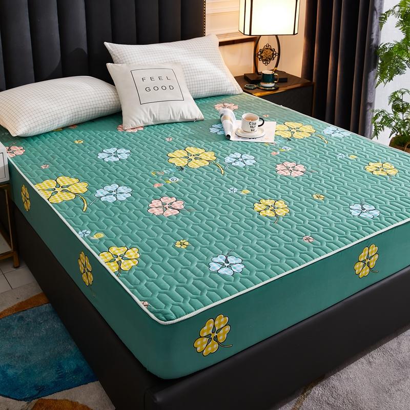 Водонепроницаемый утолщенный защитный чехол для матраса, регулируемые простыни на резинке, покрывала для кровати, антибактериальная подкладка для кровати 120x200 160x200 180x200