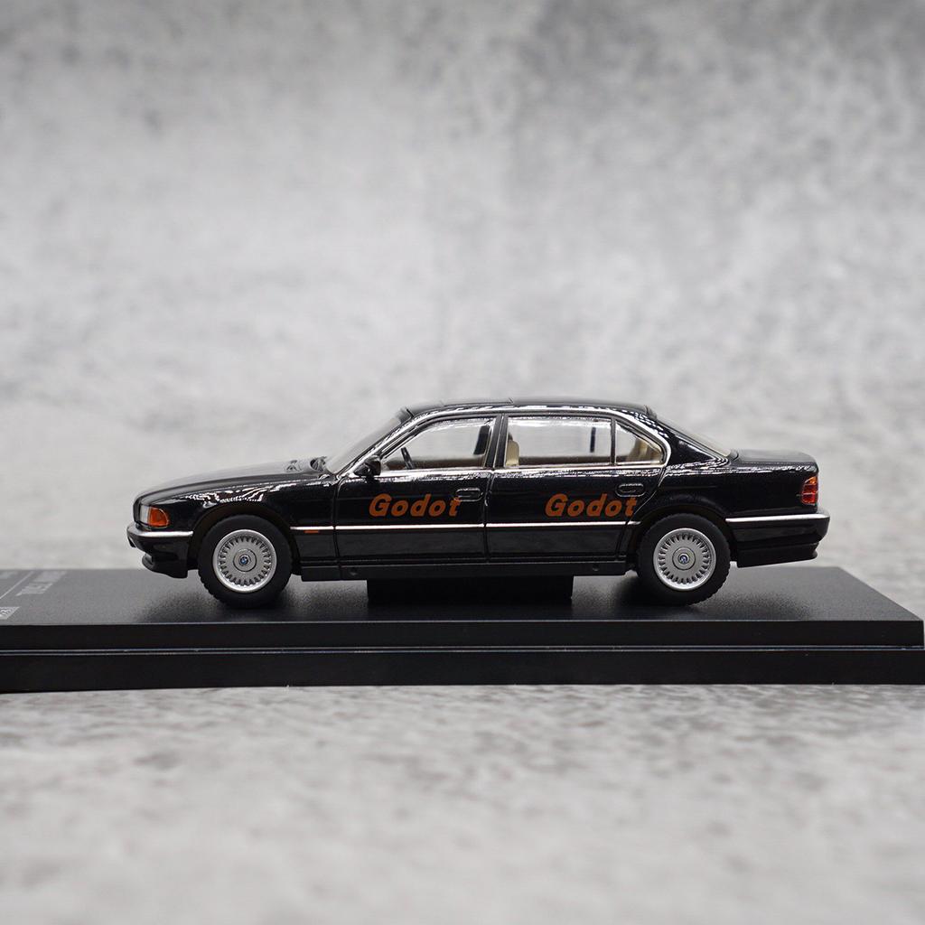 AR Box 1:Масштаб 1:64 Литой сплав BMW 750iL E38 Седан Игрушечные Автомобили Модель Классика Ностальгия Подарки для Взрослых Сувенир Статичный Дисплей