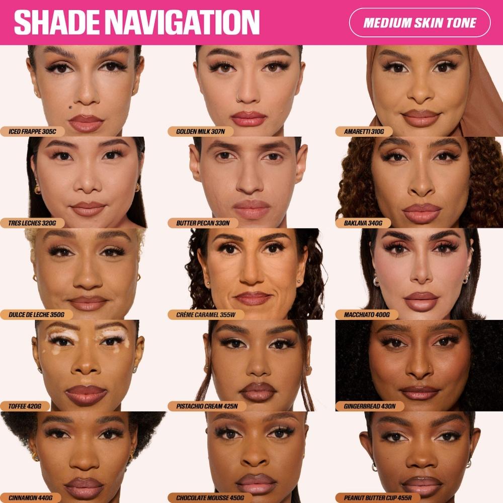 Huda Beauty Easy Blur Airbrush Foundation 1 Oz 30 Ml Golden Milk 307n