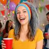 Wig Hat Elasticity Knitted Wool Hand-Crocheted Funny Hat Dreadlocks Design