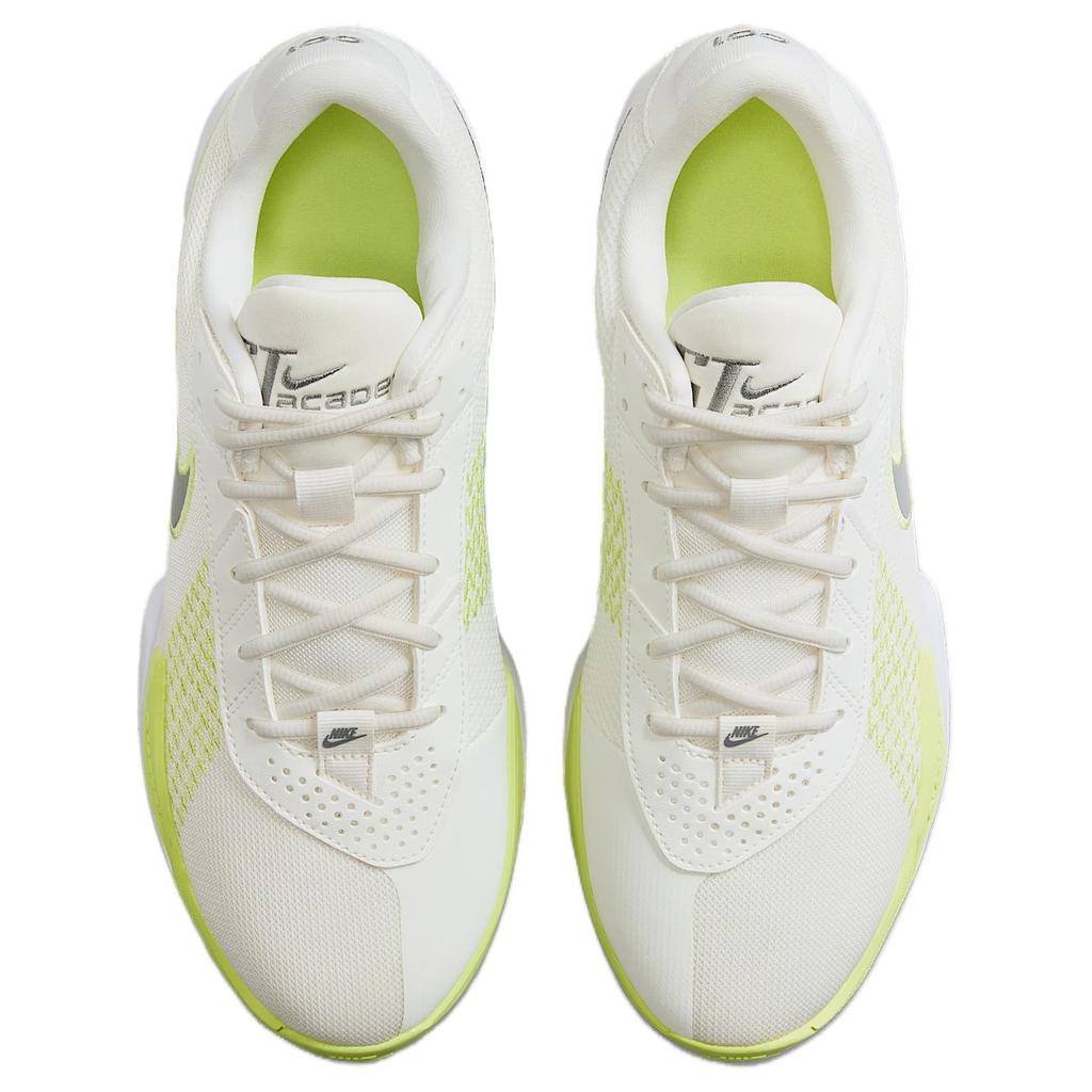 Nike Air Zoom G.T. Cut Academy Anti Slip And Wear Resistant Lightweight Low Top Basketball Shoes Men's White Orange Sneakers Casual FB2598-106