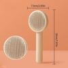 New Cat Brush Pet Comb Self Cleaning Slicker Brush Remove Hair Grooming Brush Pet Dematting Comb Beauty Slicker Dog Comb Cepillo