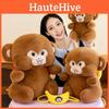 Cuddly Backpack Monkey Plush Toy Stuffed Animal Soft Materia Kids Doll Gifts