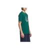 Adidas Neo Letter Print Pattern Breathable Casual Round Neck Short Sleeve T-Shirt Unisex Tops Green JD1433