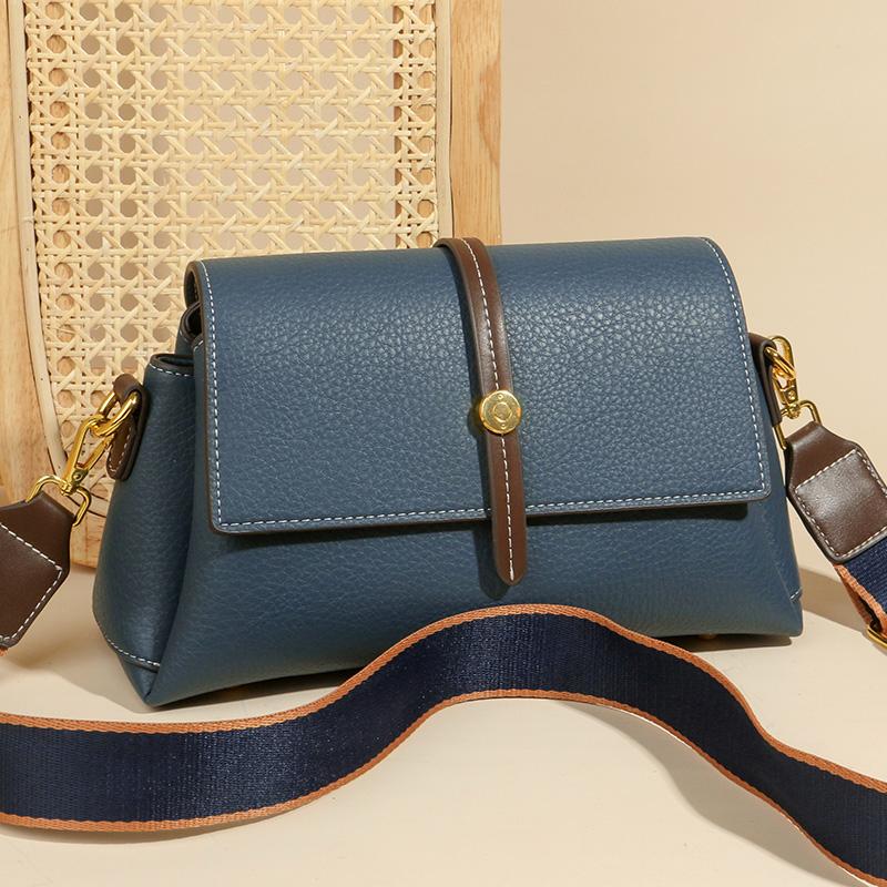 Genuine Leather Shoulder Bag for Women Ladies Crossbody Bags Luxury Designer Brand Women's Messenger Tote High Quality