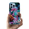 Чехол для телефона 'Морской конёк: Подводная фантазия' для iPhone 16 15 17 Pro Max 17Air 16E 14 Plus 13 12 Mini 11 Pro X XS XR Apple Прозрачный чехол