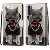 For iPhone 15 14 13 Pro Max Honor X6a X7a X8a Moto G30 G23 G24 G34 G55 G53 Card Slots Flowers Animals Flip Wallet PU Leather Kickstand Phone Case