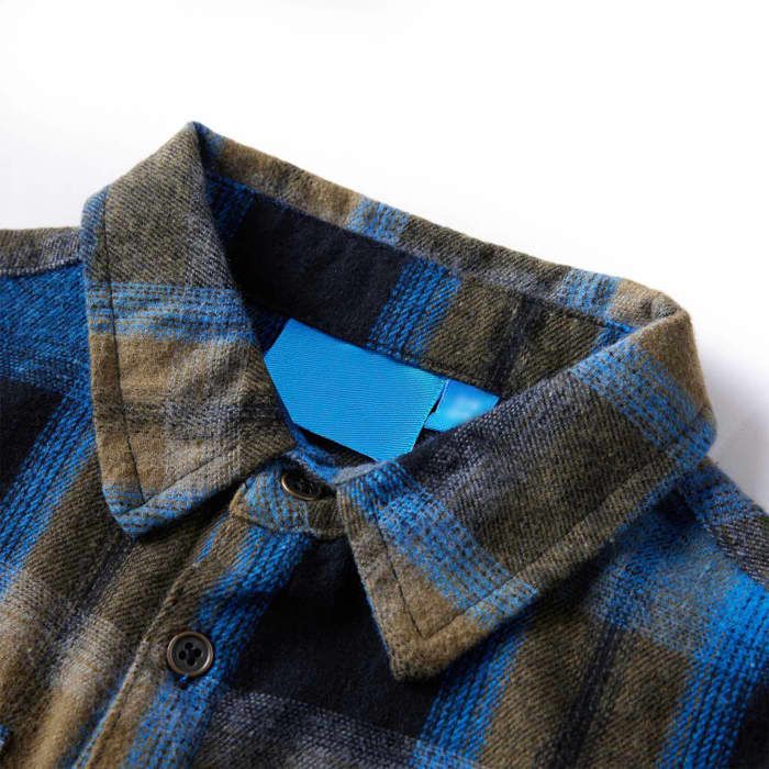 Детская рубашка с отложным воротником 92/104/116/128/140