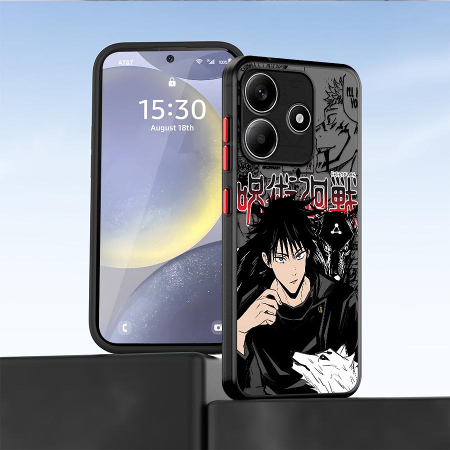 Япония Аниме Магическая битва Funda Задняя крышка чехла для телефона для Xiaomi Redmi Note 14 9S 13C 10 11 13 Pro Plus 14C A4 12