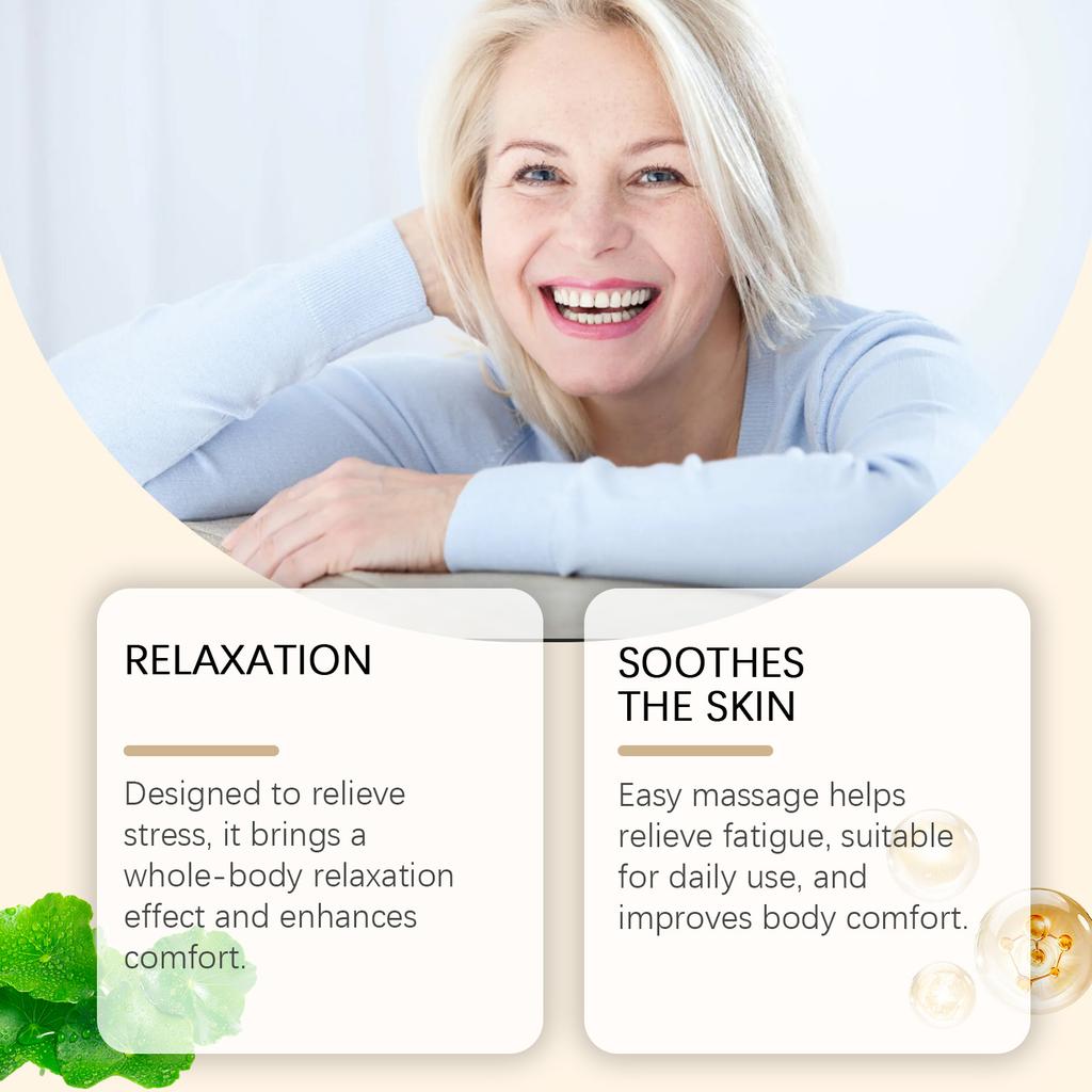 Natural Body Massage Oil for Muscle Joint Relief Aromatherapy Essential Oil for Deep Tissue Massage 30ml