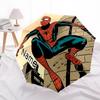 1pc Spider-Man, Web-Slinger Custom Name Automatic Folding Umbrella - Compact 8-Rib Design, Durable Plastic & Iron, Daily Use 001