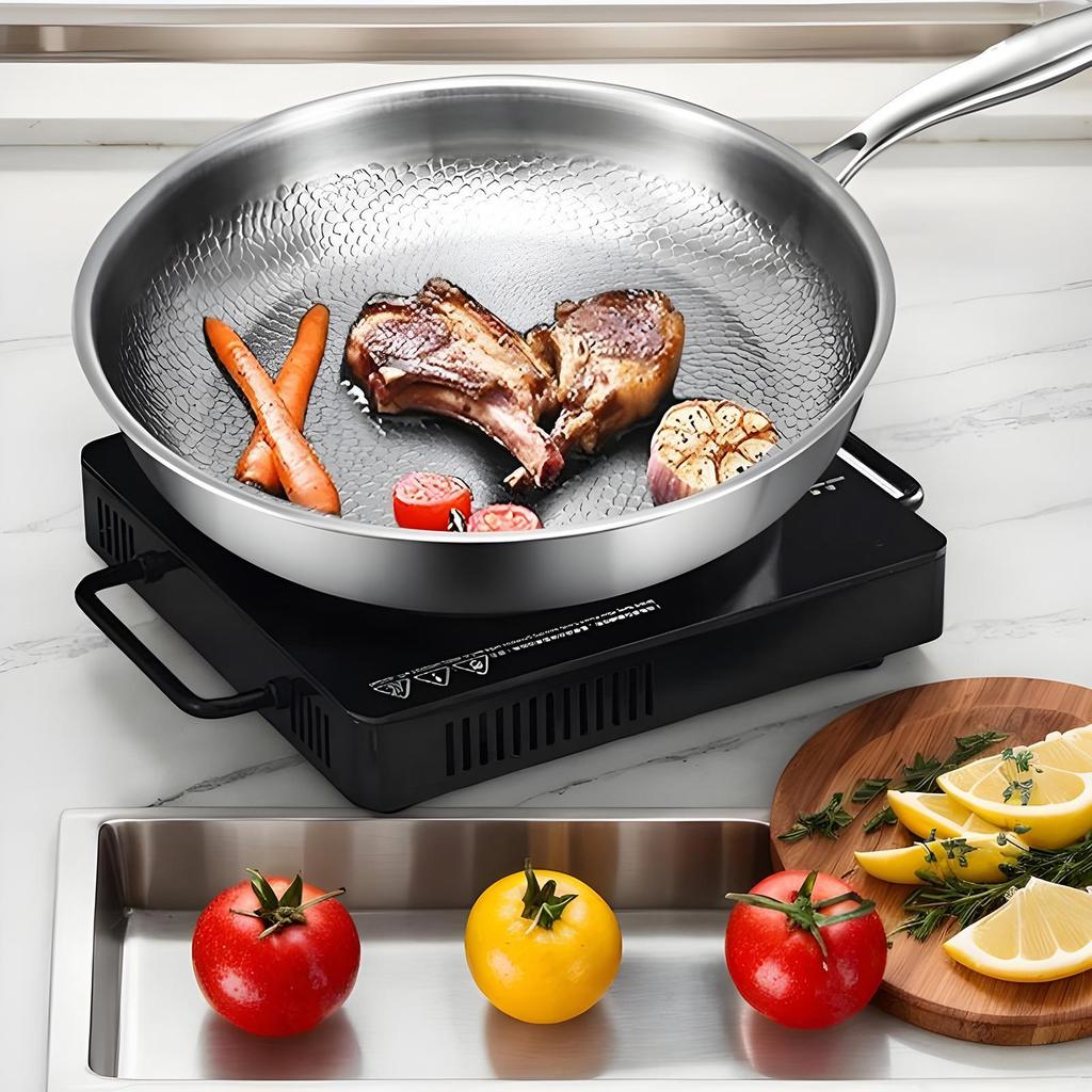 Titanium Pan Cooking Pan Nonstick Skillet Griddle Tableware For Daily Use Dorm Apartment Kitchen Restaurant Hotel Camping