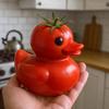 Yousheng Vegetable Duck Figurine Tomato Carrot Mushroom Onion Potato Cabbage Pepper Duck Statue Resin Sculpture Home Office Decoration Ornament