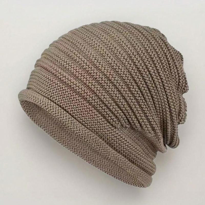 1 шт. Женская мешковатая шапка с толстой теплой подкладкой, мягкая, приятная для кожи, для зимней повседневной носки, активного отдыха, защита ушей