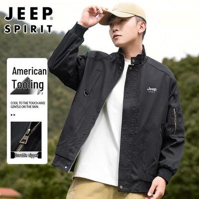 Мужская осенне-зимняя свободная куртка-бомбер JEEP SPIRIT