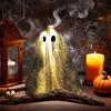 Yousheng Sequin Fabric Ghost Tabletop Decor Halloween Shiny Ghost Figurine for Halloween Bedroom Desktop Home Decor