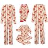 Christmas Parent Child Family Set Home Furnishings Christmas Pajamas Two Piece Set
