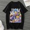 Fashion Anime Hunter X Hunter Killua Zoldyck T Shirt Women Casual Harajuku Short Sleeve Crew Neck Unisex T Shirt Women Clothing