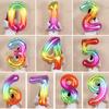 Sweet Donut Ice Cream Cake Foil Balloons Love Helium Balloon Baby Shower Birthday Party Decoration Kids Toy Digital Figure Globo