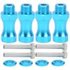 12Pcs 1 10 To 1 8 RC Model Car Part Aluminum Alloy 12mm To 17mm Wheel Hub Adapter CouplingBlue