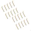 20pcs Fishing Rod Guides Tips Repair Kit Building Eye Ring.8mm 0.9mm