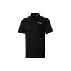 Essentials Pique Polo Letter Print Casual Short Sleeve Polo Shirt Men Tops Black 847226-01
