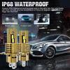 2Pcs 30000LM H4 LED Headlight Bulbs 9003 HB2 Led High Low Beam Motorcycle Headlamp Car Light 24pcs 3570 CSP Turbo  Auto Moto Lamp 6500K 12V
