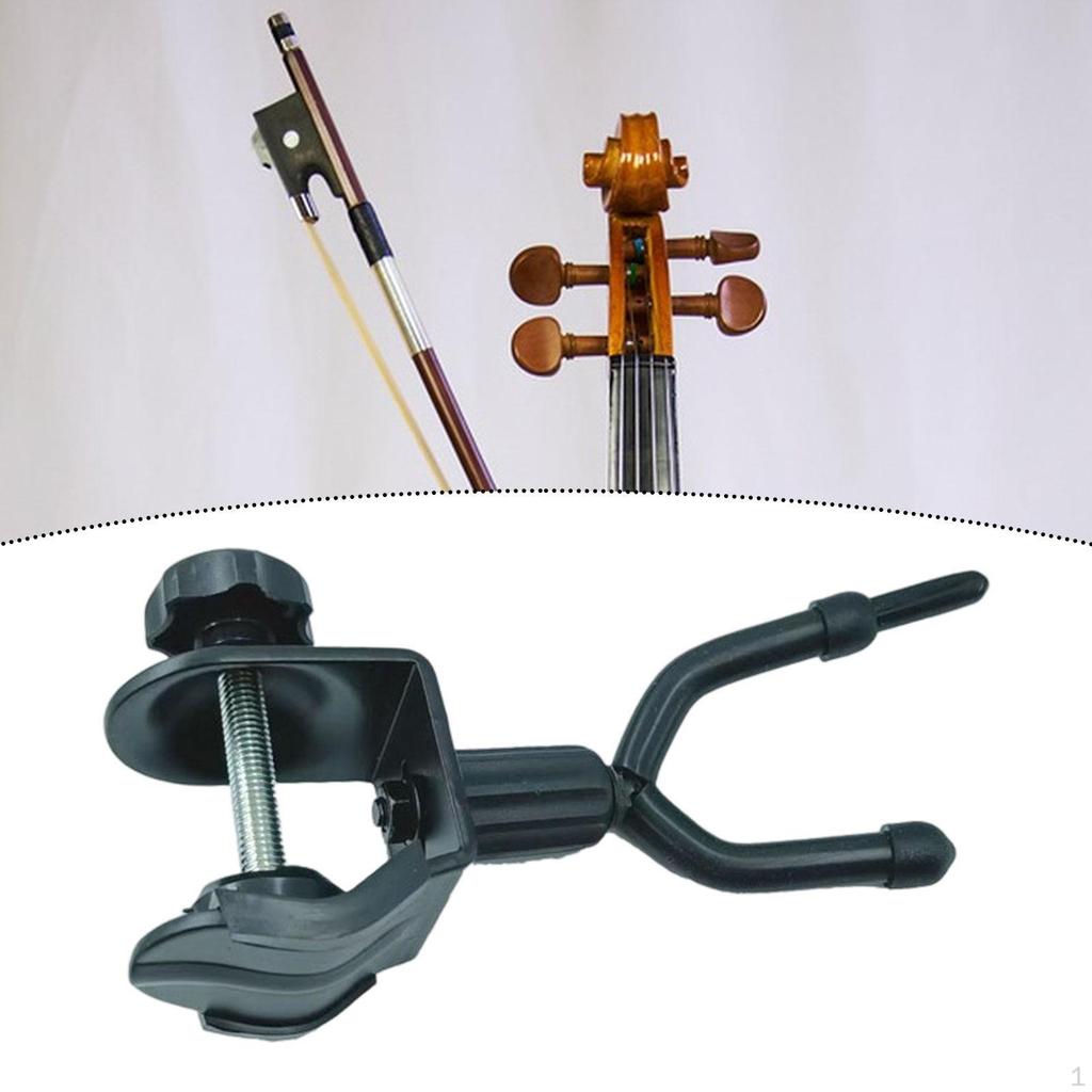Violin Hanger Compatible with Mic Stand, Holder Designed for Viola and Guitar Use