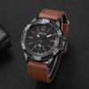 1pcs/set New Men's Watches Business Fashion Digital Large Dial Leisure Trend Quartz Watch (Box Not Included)