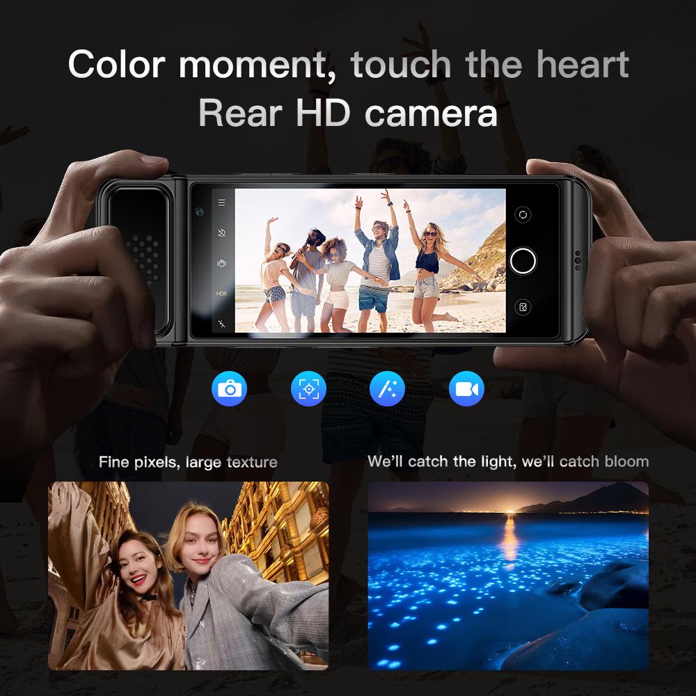 Смартфон W88 Pro в стиле ретро, 4,0 дюйма, Android 12,0, четырехъядерный процессор ОЗУ, 2 ГБ ПЗУ, 16 ГБ, 5500 мАч, Face ID Type-C, мобильный телефон с двумя SIM-картами, 4G