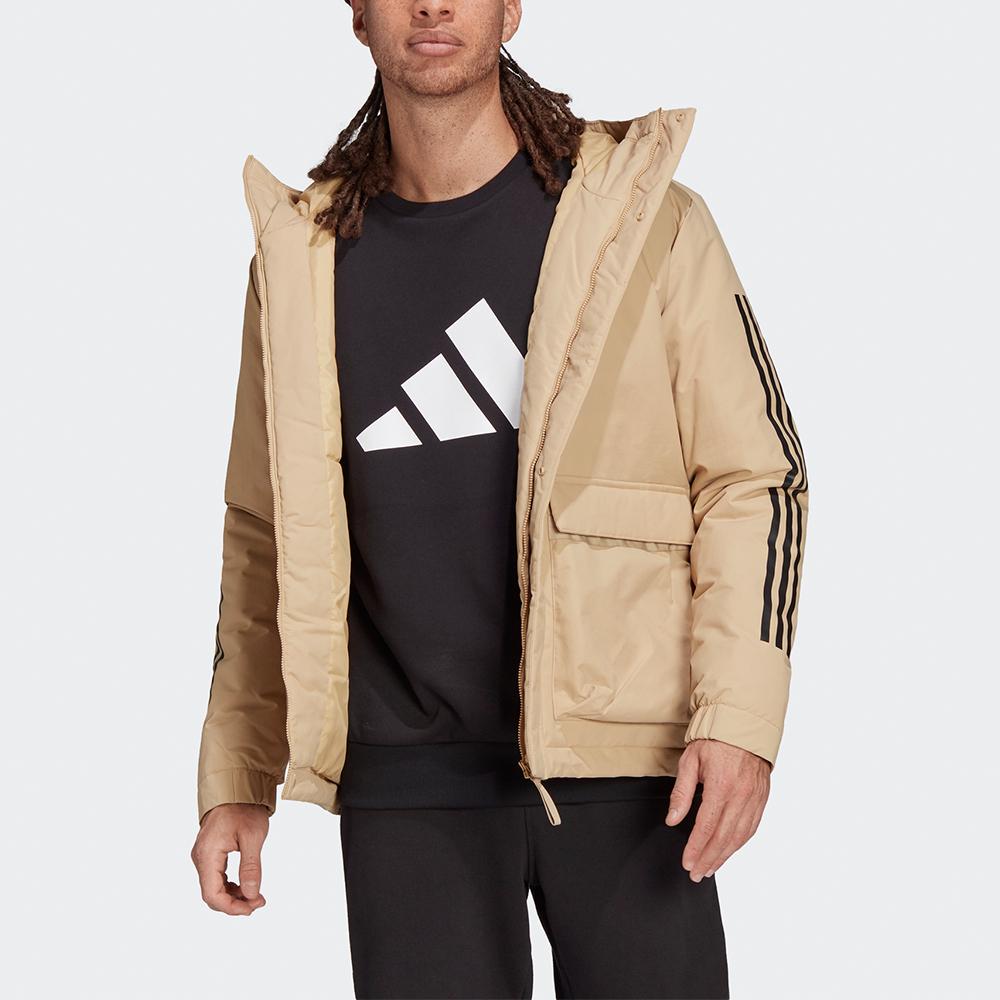 Adidas Utilitas Куртка с капюшоном Мужская Верхняя одежда Хаки GQ2330