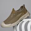 Fashion Men Handmade Casual Loafers Summer Outdoor Shoes Breathable Mesh Shoes Outdoor Non-slip Walking Shoes New Comfortable Sneakers