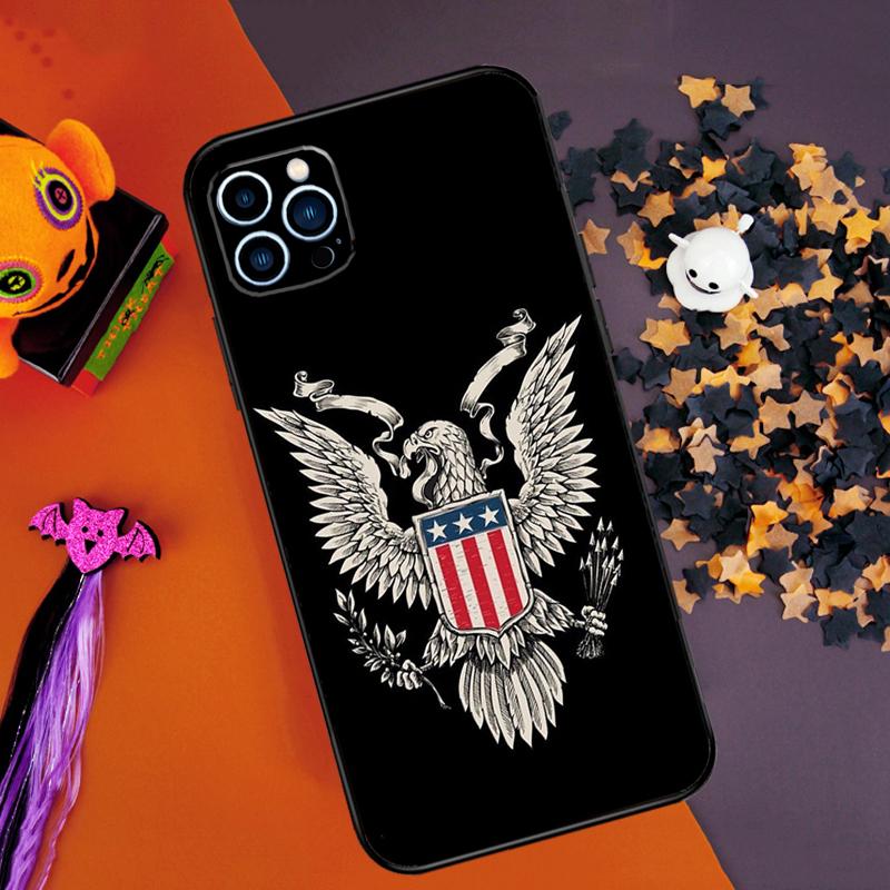 Flag American USA Flag Bumper Case For iPhone 15 16 14 Pro Max 11 12 13 Pro Max Mini XR 16e 16 15 Plus Phone Cover