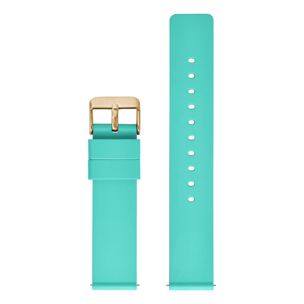 New Design Flat Smooth FKM Rubber Watch Strap 16mm 18mm 20mm 22mm 24mm Soft Quick Release FKM Rubber Watch Bands