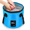 12/20L Outdoor Camping Foldable Bucket with Portable Handle Waterproof Multifunctional Car Washing Fishing Collapsible Water Storage Pail