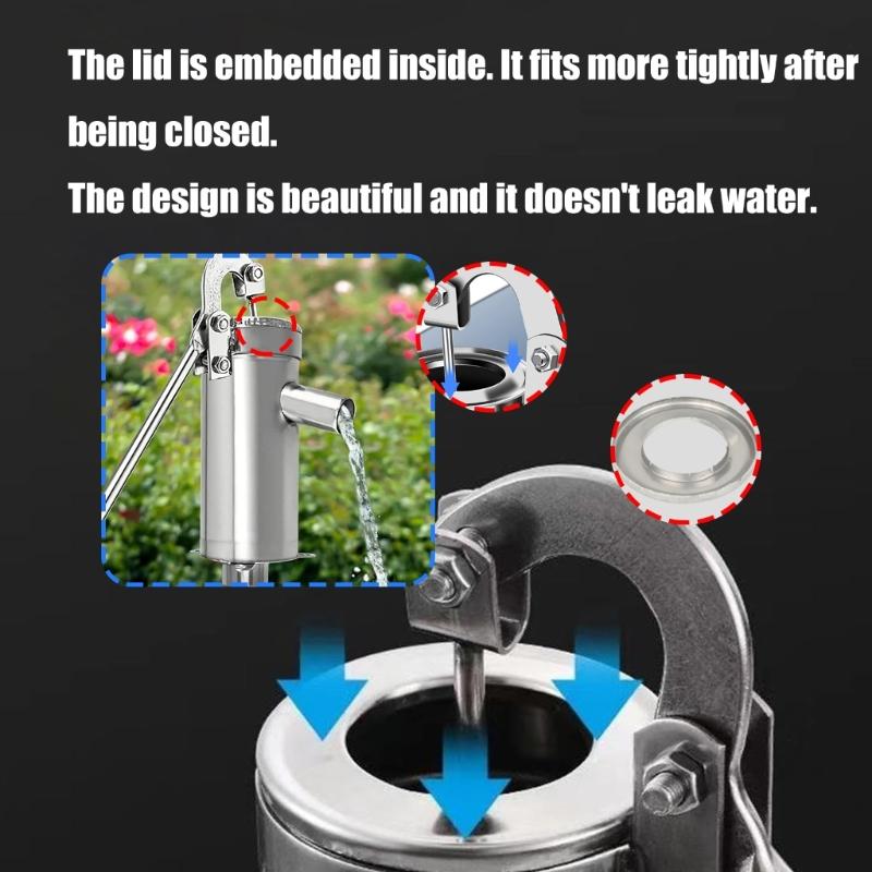 Manual Pressure Water Pump 360 Degree Swivel Designs Pressure Pump for Efficient Outdoor Hydrations & Irrigations Needs