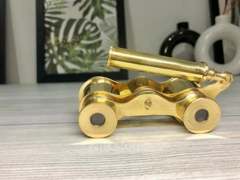 Ручной работы Бинокль Полированный Антикварный Морской Оперный Бинокль Подзорная труба Скауты Твердый