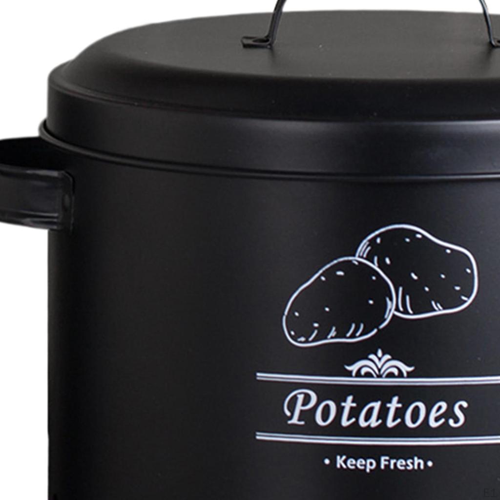 Жестяная банка для хранения овощей на кухне, контейнер для овощей Fresh Keeper с крышкой