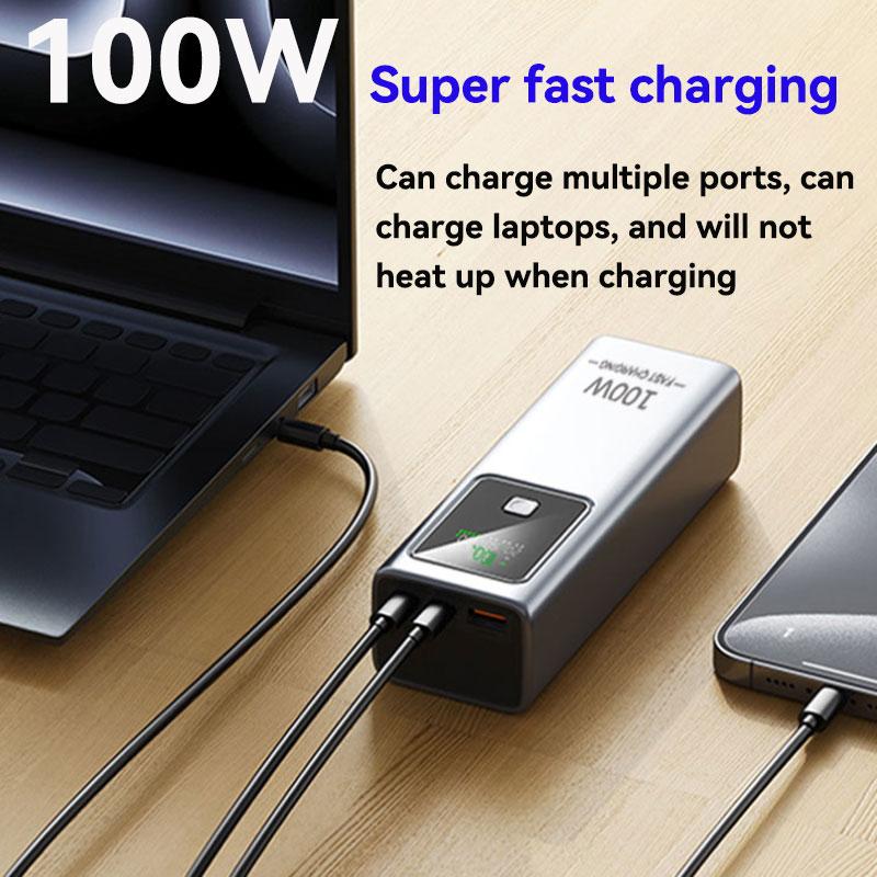 VAORLO 100 Вт сверхбыстрая зарядка портативный внешний аккумулятор PD QC 3.0 20000 мАч зарядное устройство внешний аккумулятор для Samsung iPhone Xiaomi