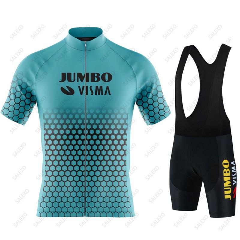 Mens Cycling Jersey Set With Compression Fit Mountain Road Bikes Riding Gear