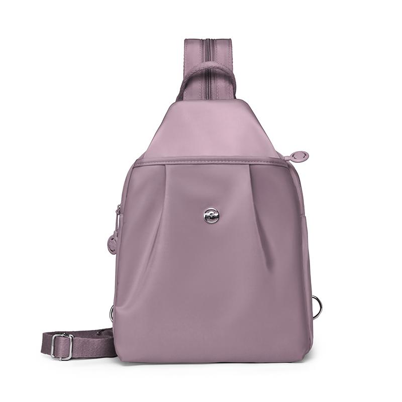 Compact Backpack with Adjustable Straps and Front Zipper Pocket