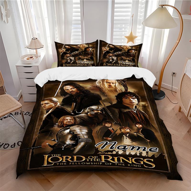 Custom Textile Journey Courage Bedding 3 Piece Set HD Print Duvet Cover Pillowcases for Teens Adult Bedroom Decoration