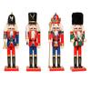 Colorful Soldier Christmas Soldier Dolls Decorations Soldier Soldier Christmas Walnut Soldier Winter Table Toppers