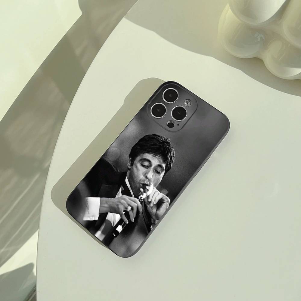 S-Шрам-Мода Горячий Чехол Для Телефона Для iPhone 17,16,15,14,13,12,11 Pro Max,16Plus,XS Мягкий Черный Чехол
