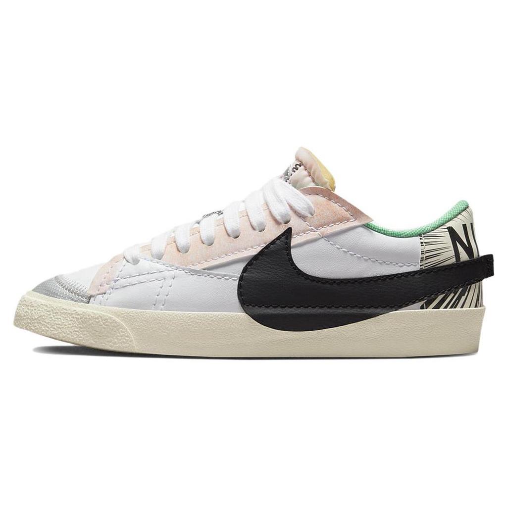 Nike Blazer Low 77 Jumbo Mighty Swooshers Unisex Sneakers White Black Coconut-Milk DX6059-101