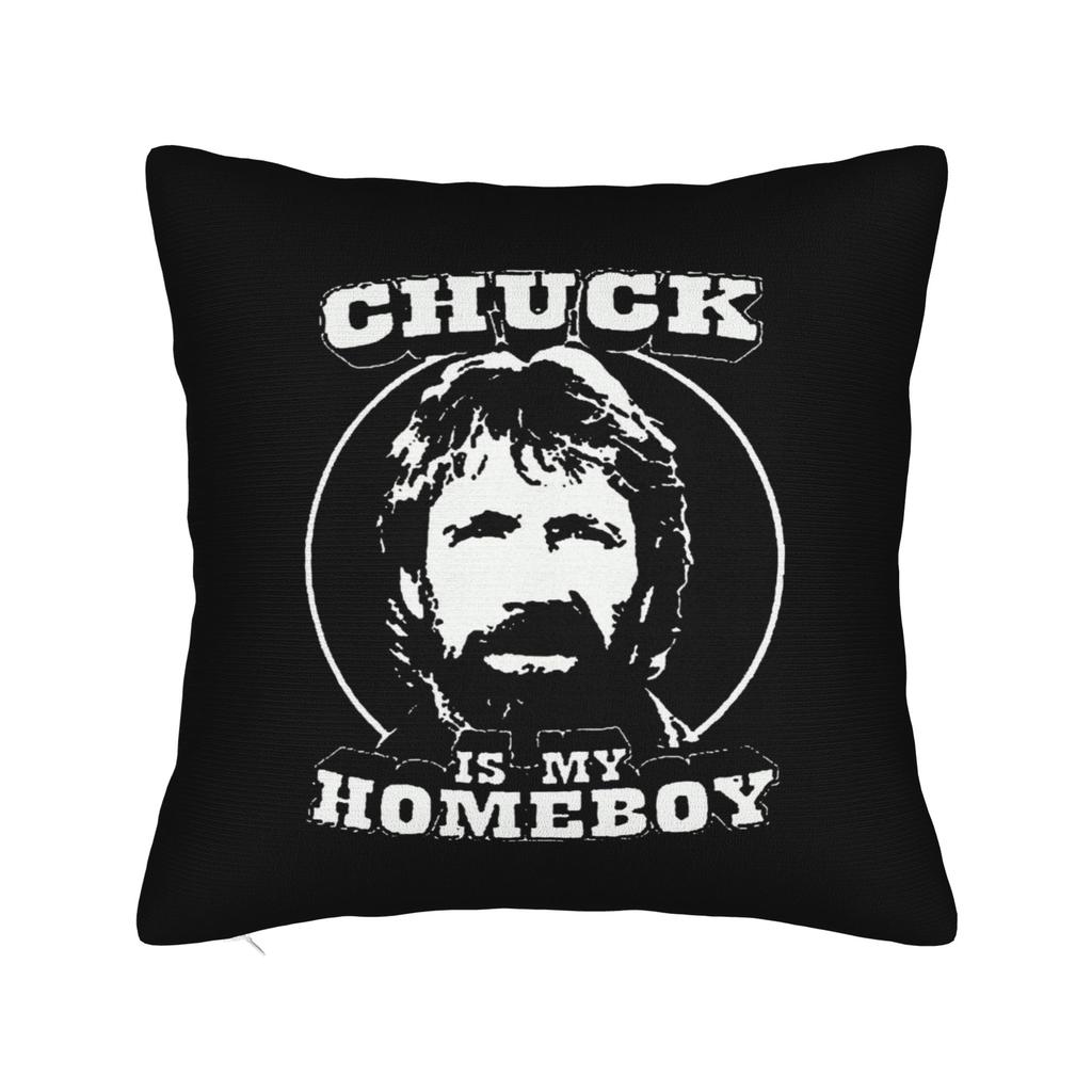 Remember Chuck Norris Throw Pillow Cover Polyester Decorative Pillow Creative Pillowcase