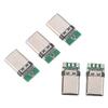 5шт USB 3.1 Тип C Мужской DIY Разъем для пайки Разъем Прикрепленный ПК Плата